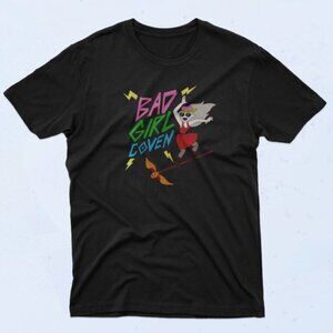 Bad Girl Coven Graphic T-Shirt Vintage 90s Witchy Tee 78